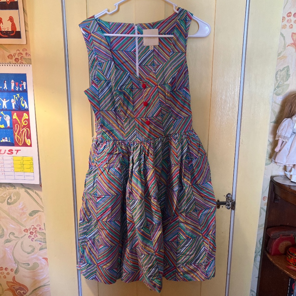 ModCloth Biking Through Brussels Prism Dress